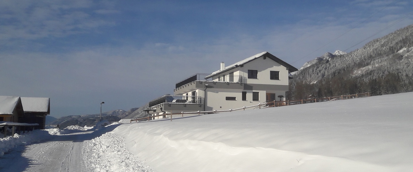 Haus Ennstalblick in Winter